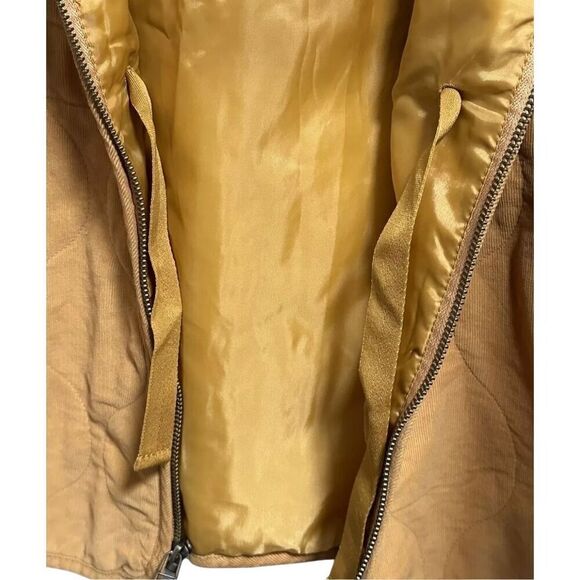 Universal Thread Mustard Gold Corduroy Cinched Jacket Medium - Picture 6 of 8